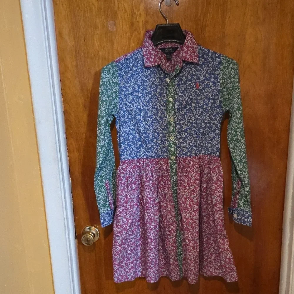 Polo Ralph Lauren Multicolor Floral Kids Dress